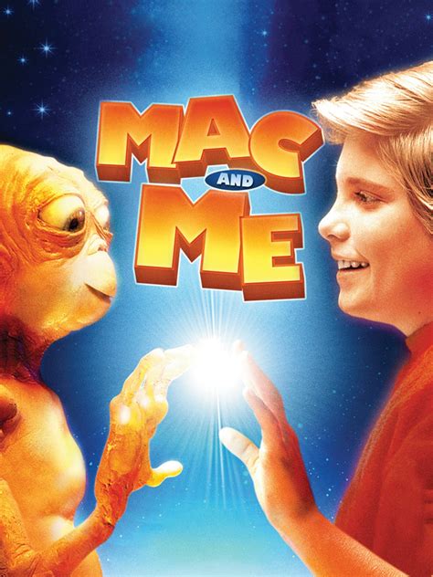 Mac and Me is a 1988 American science fiction adventure film. Co-written with Steve Feke and directed by Stewart Raffill. The decision to create the film was based largely on the success of E.T. the Extra-Terrestrial (1982). The title Mac and Me comes from the working title for E.T. — E.T. and Me. The film is about a "Mysterious Alien Creature" (MAC) that escapes from nefarious NASA agents ... 